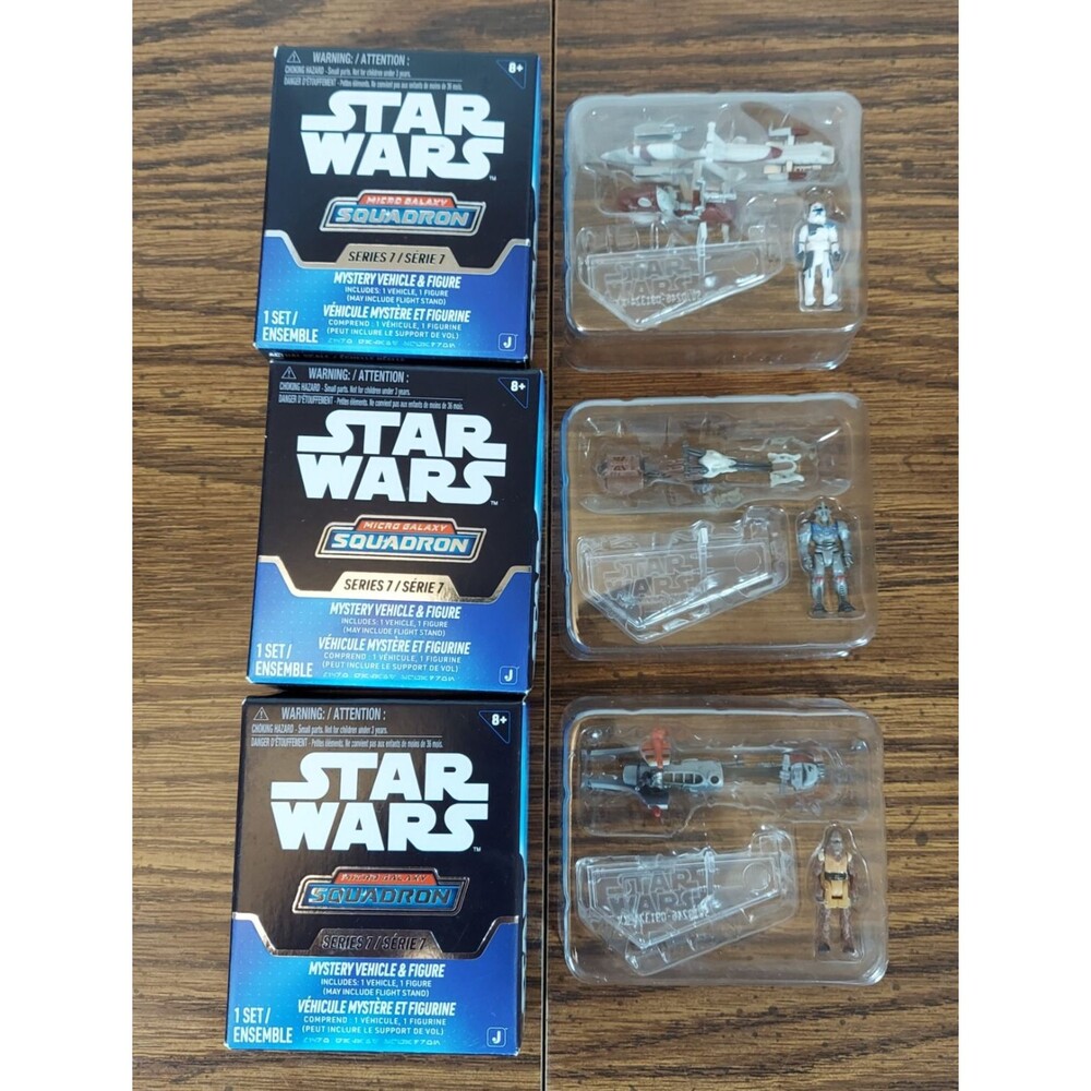 Star Wars Micro Galaxy Squadron Scout Series 7  3 Lot Durge Rex sidecar Klenacca